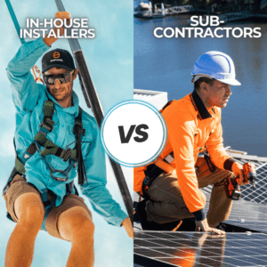 In house installers vs subcontractors.