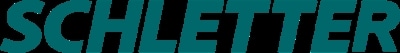 The image displays the word "SCHLETTER" in uppercase, block letters with a teal color against a white background.